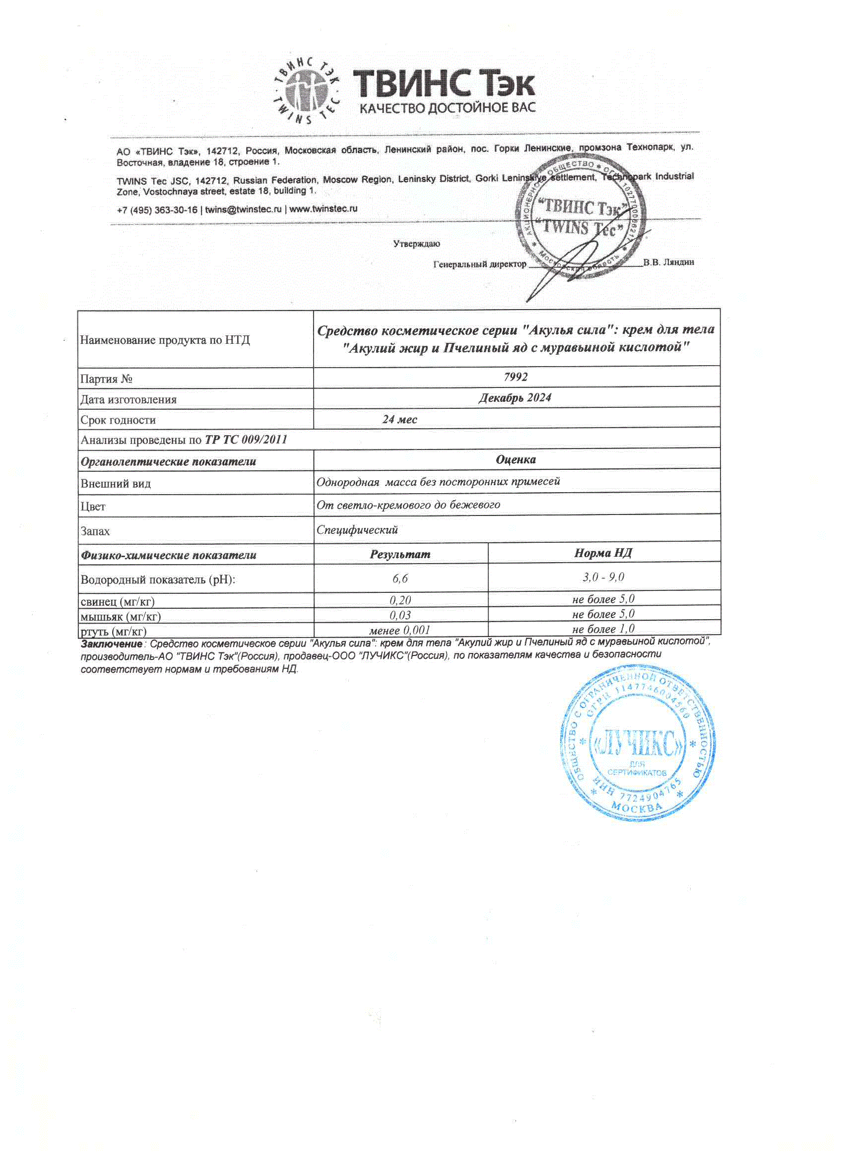Паспорт №122024